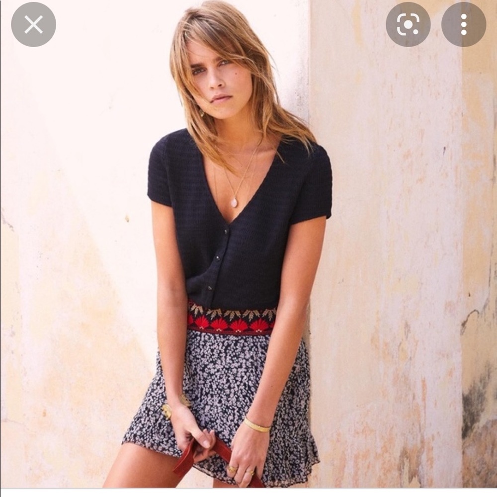 Sézane Cassi skirt NWT